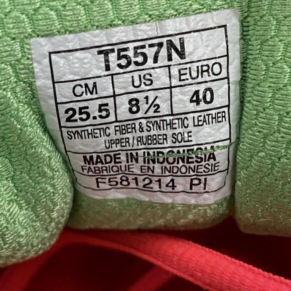 Asics GEL Nimbus 17 White Coral Red Pistachio Green Womens Multiple Sizes - Picture 11 of 12